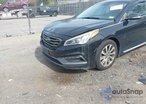 2016 Hyundai Sonata Sport из США, поврежденный, VIN 5NPE34AF2GH295560
